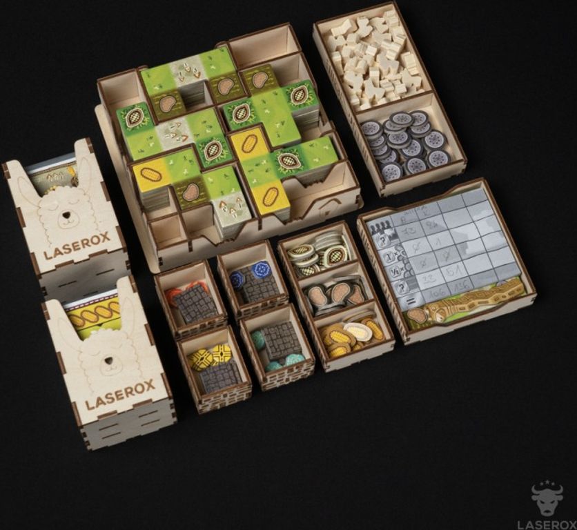 Laserox: Llamaland Organizer componenti