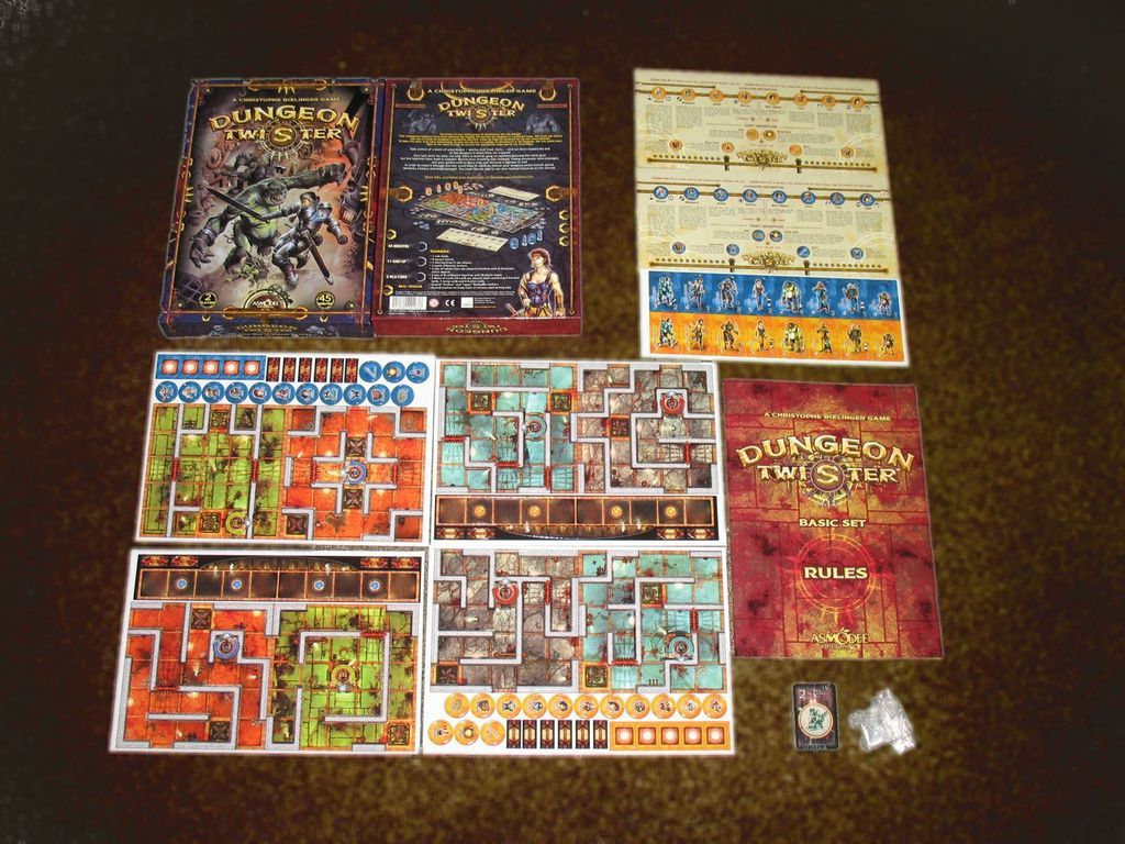 Dungeon Twister components