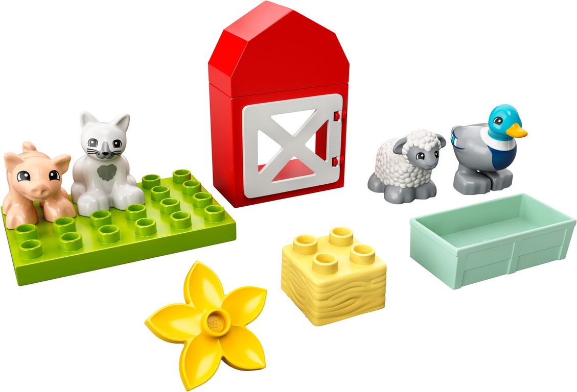 LEGO® DUPLO® Gli animali della fattoria componenti