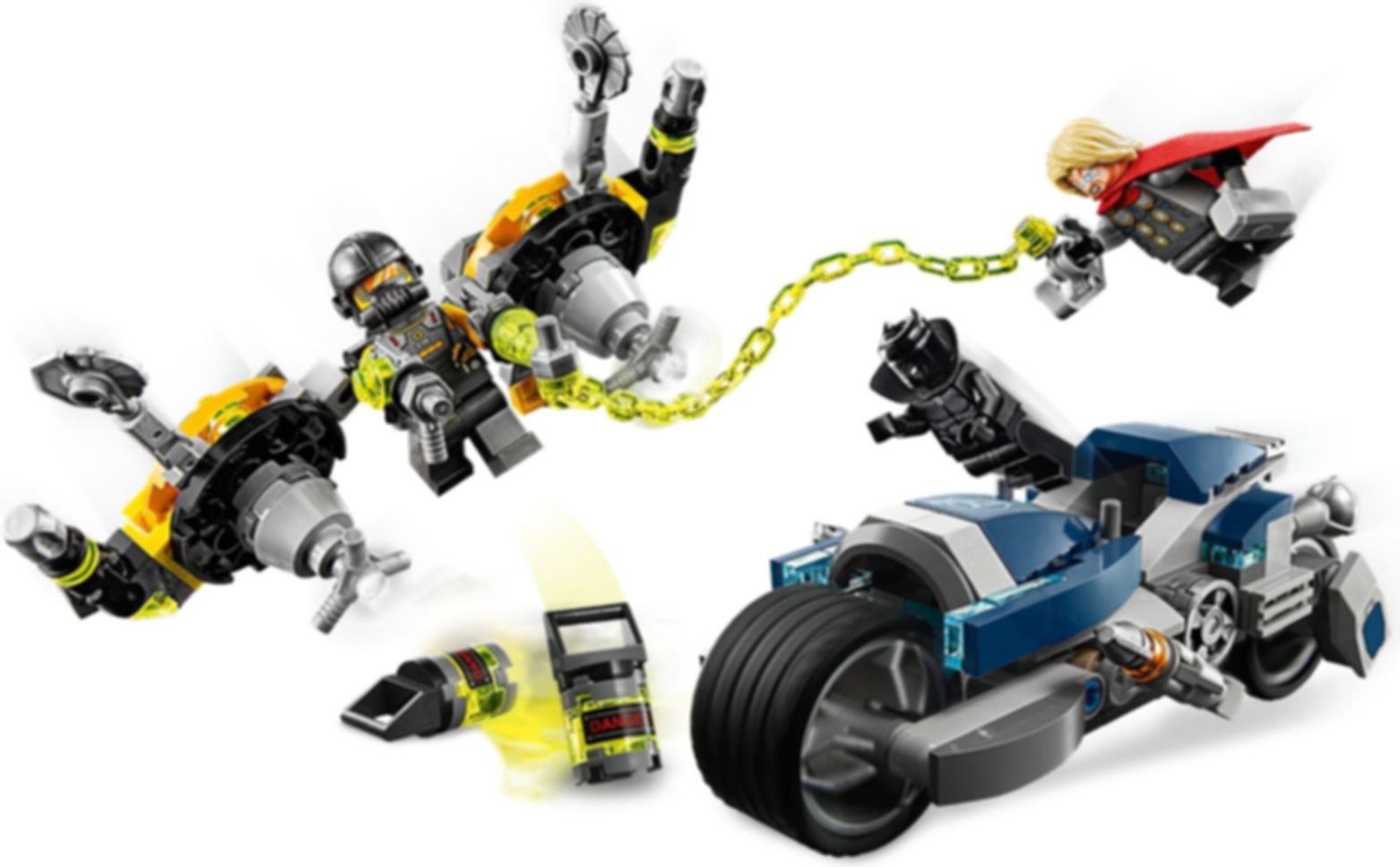 LEGO® Marvel Avengers Speeder-Bike Attacke spielablauf