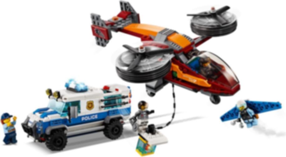 LEGO® City Sky Police Diamond Heist gameplay