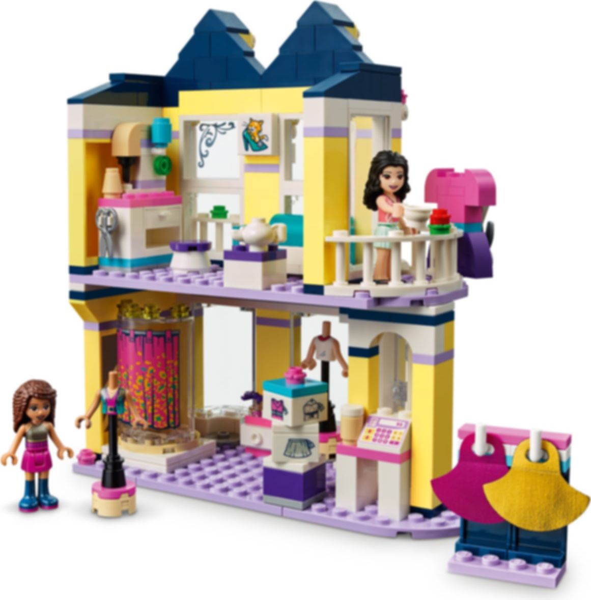 LEGO® Friends Tienda de Moda de Emma jugabilidad