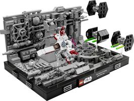 LEGO® Star Wars Diorama de la poursuite dans les tranchées de l’Étoile de la Mort