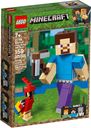 Bigfigurine Minecraft Steve et son perroquet