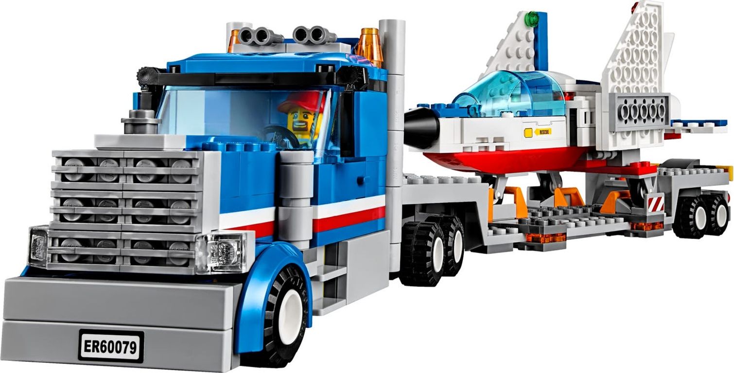 LEGO® City Training Jet Transporter components