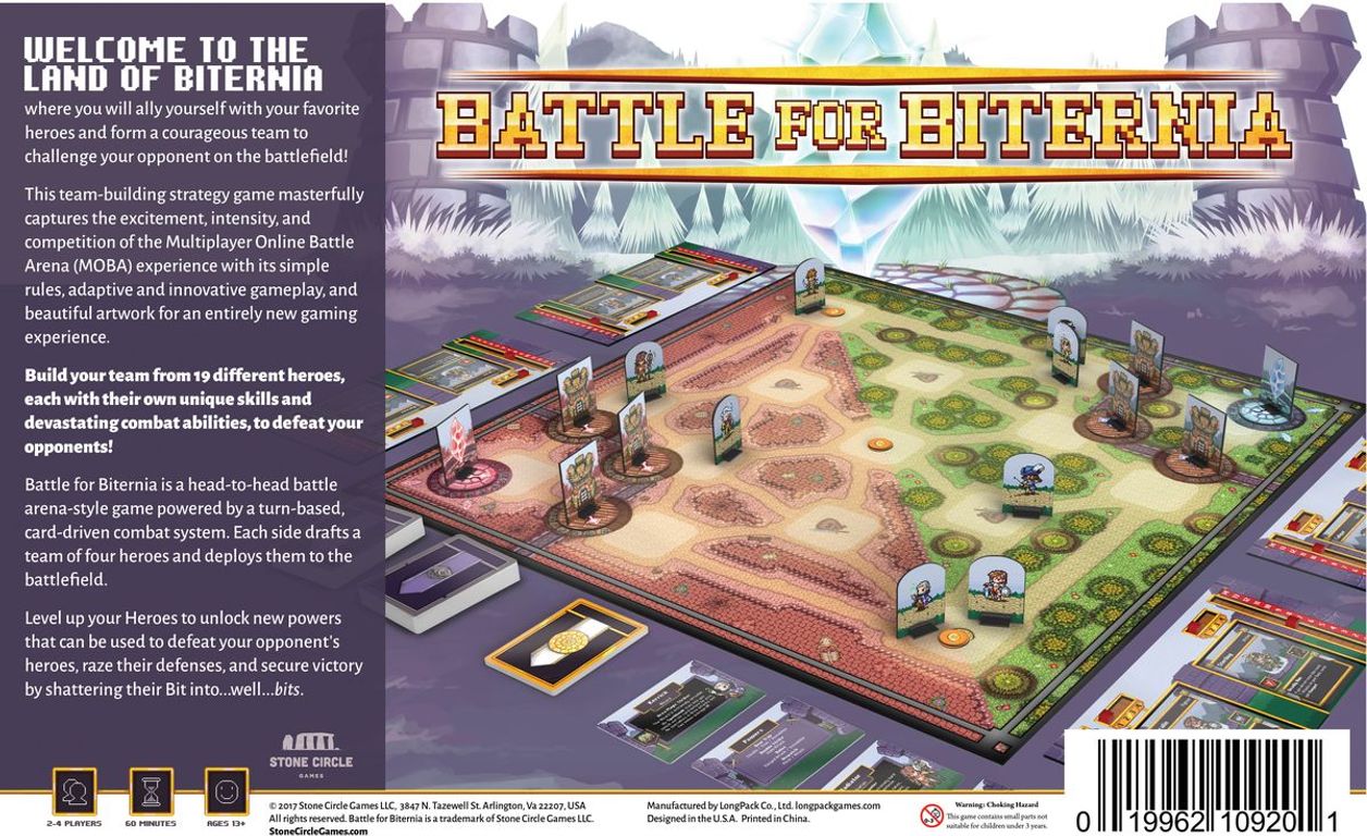 Battle for Biternia back of the box