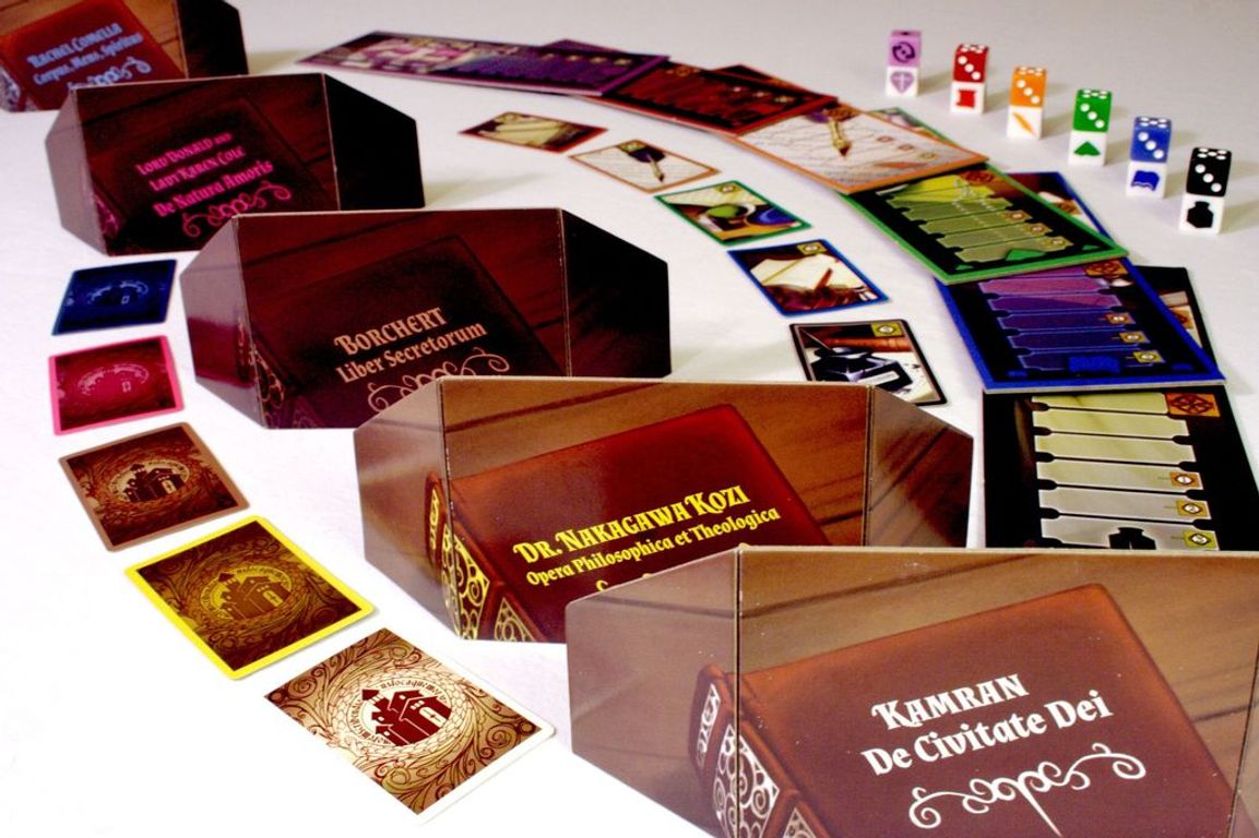 Biblios Dice components