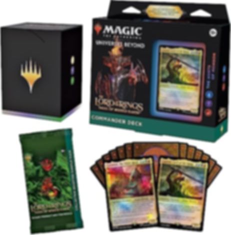 Magic: The Gathering - Commander Deck Lord of the Rings: Tales of Middle-earth - The Hosts of Mordor componenten
