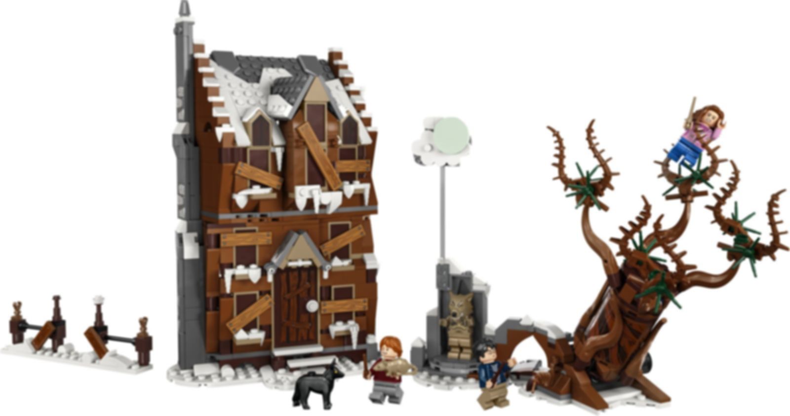 LEGO® Harry Potter™ The Shrieking Shack & Whomping Willow™ components