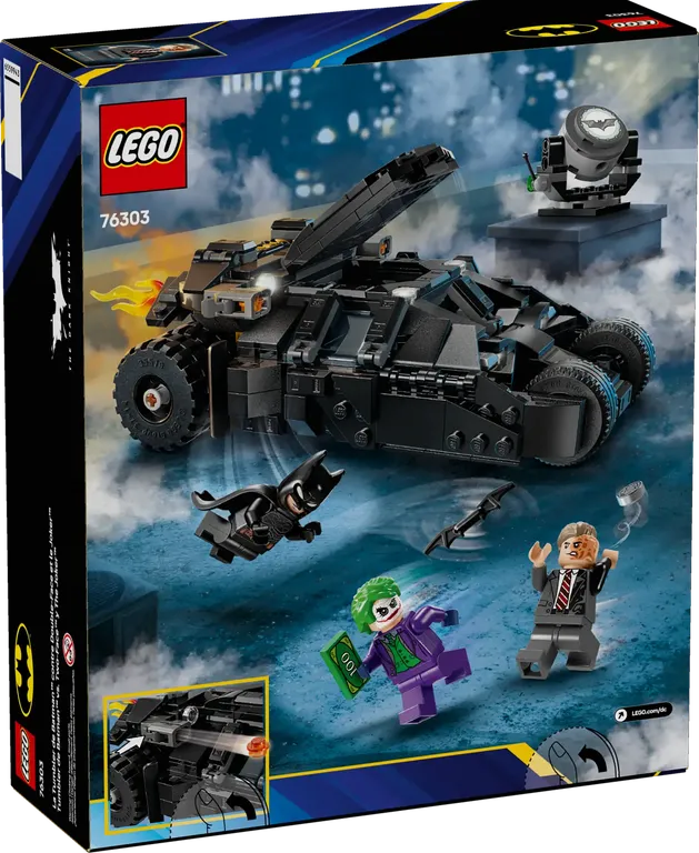 LEGO® DC Superheroes Batman Tumbler vs. Two-Face en The Joker achterkant van de doos