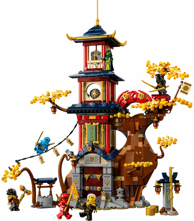 LEGO® Ninjago Les noyaux d’énergie du temple du dragon composants
