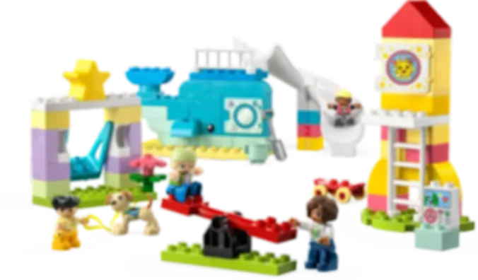 LEGO® DUPLO® L’aire de jeux des enfants composants