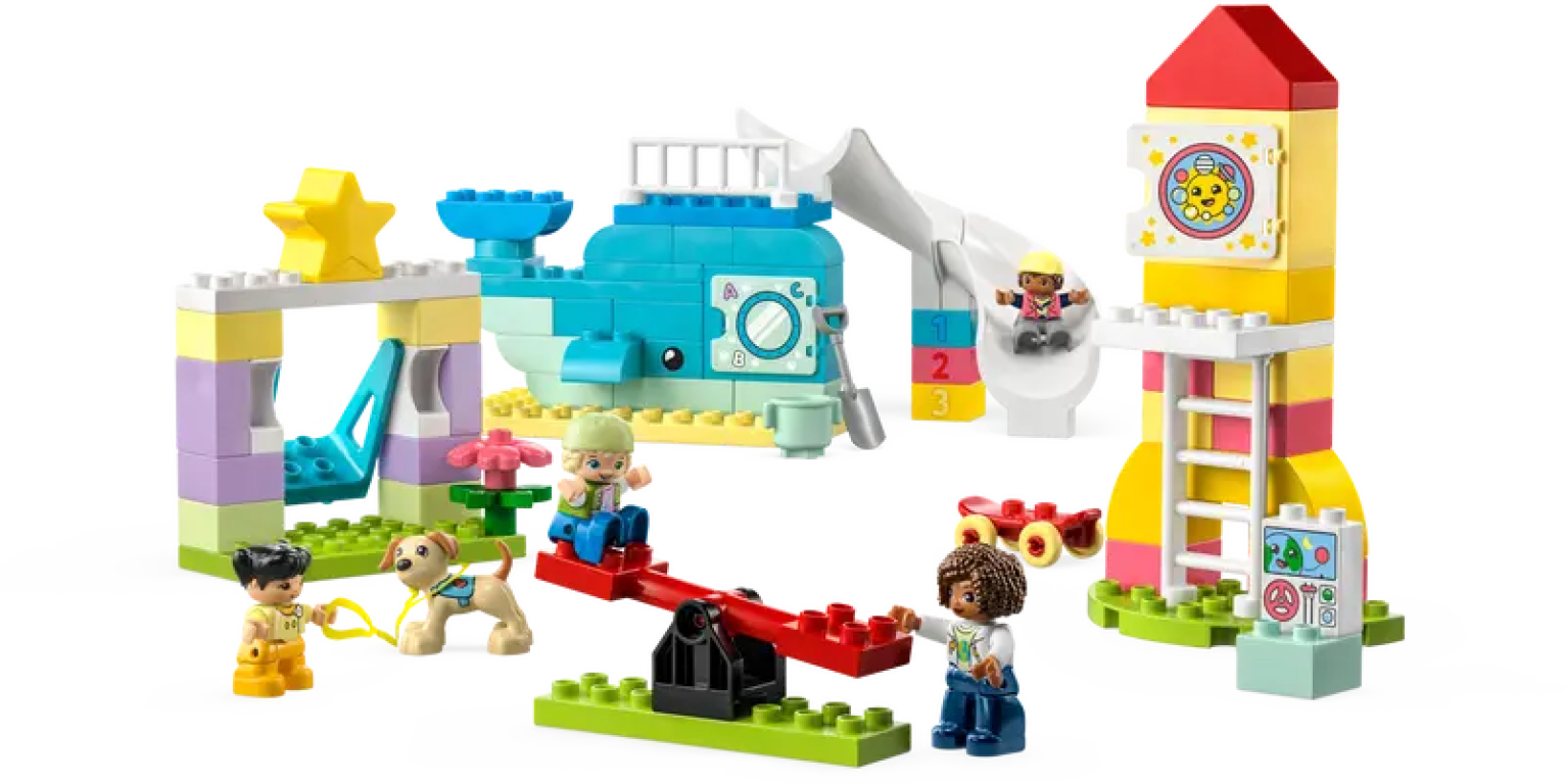 LEGO® DUPLO® L’aire de jeux des enfants composants