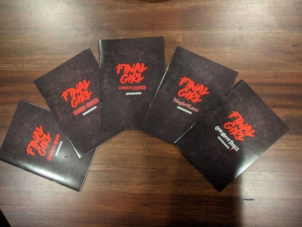 Final Girl: Gruesome Deaths Books Series 1 cartas