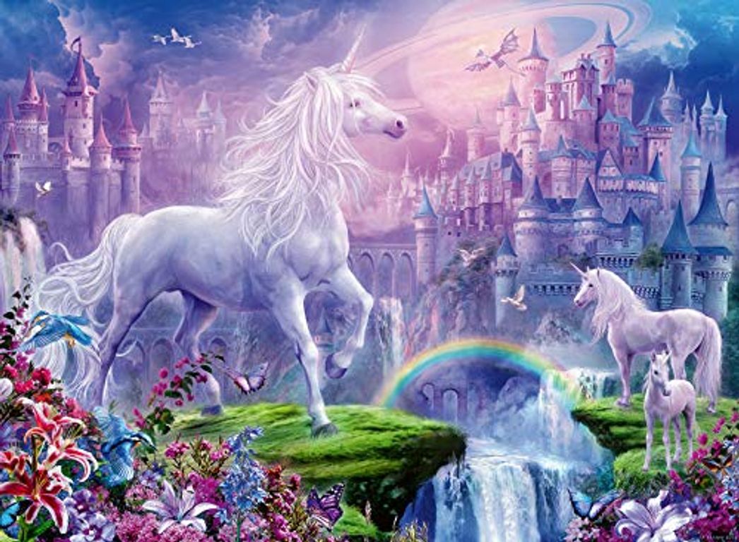 XXL pieces - Glitter - Unicorn Kingdom