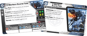 Star Wars: Legion – E-Web Heavy Blaster Team Unit Expansion cartas