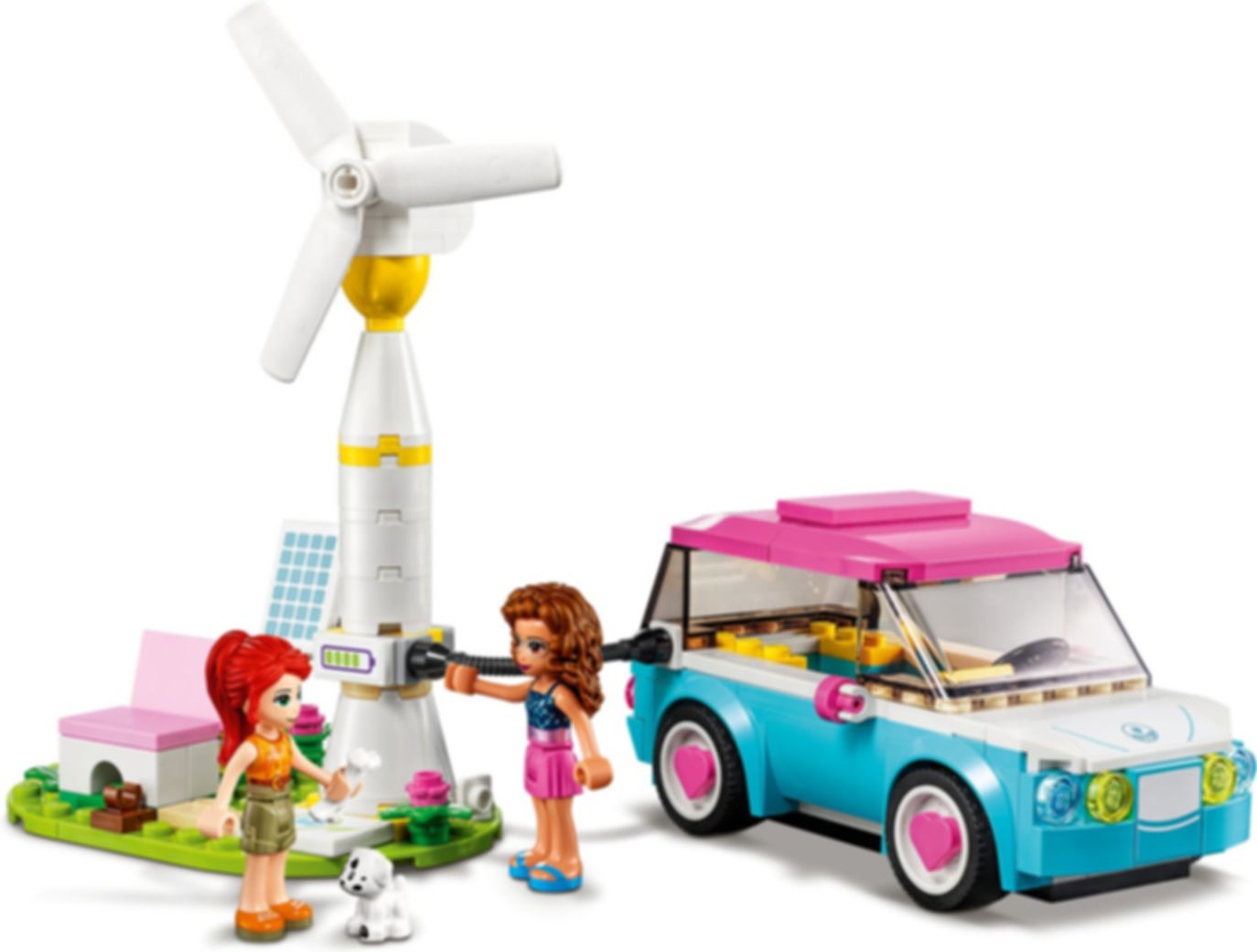 LEGO® Friends L'auto elettrica di Olivia gameplay