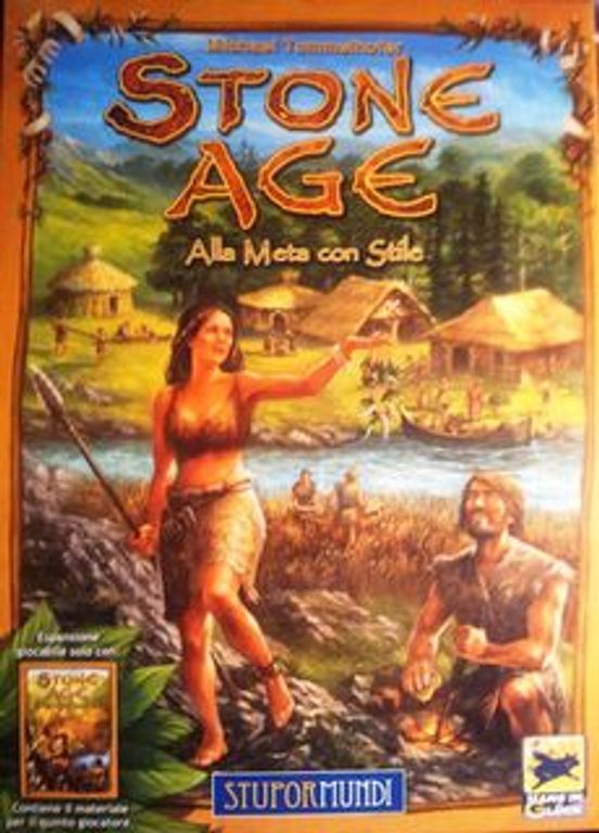 STONE AGE 10° Anniversario + espansione Alla Meta Con Stile Raro GDT ITA GU