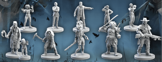 Dead by Daylight: The Board Game – Unbroken Expansion miniatures