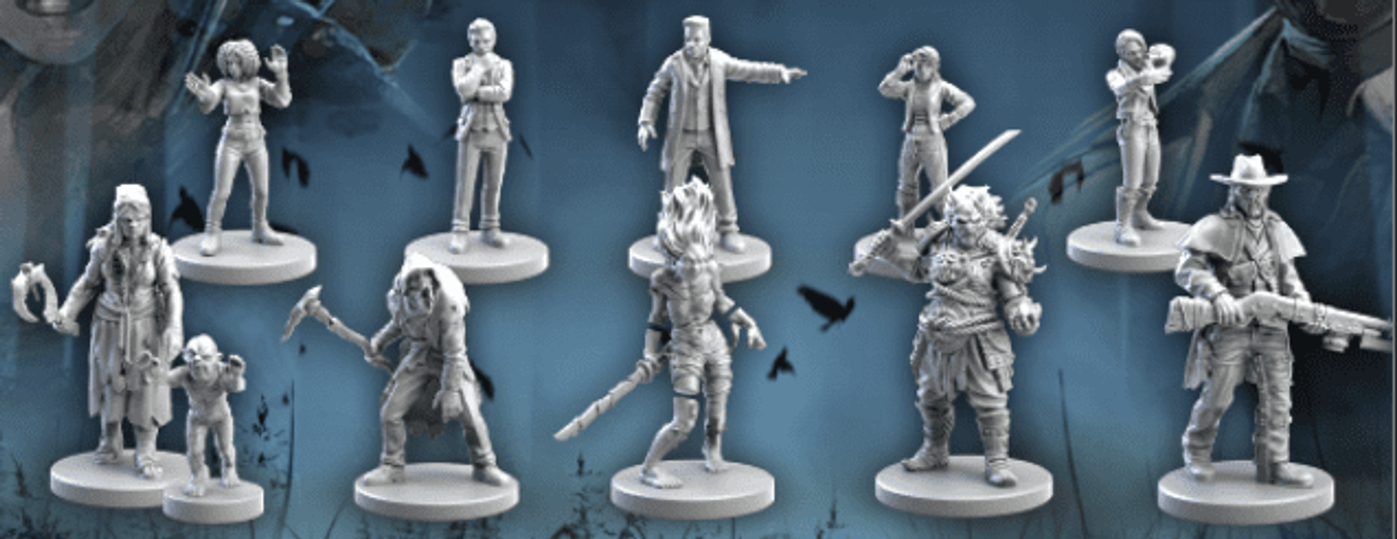 Dead by Daylight: The Board Game – Unbroken Expansion miniatures