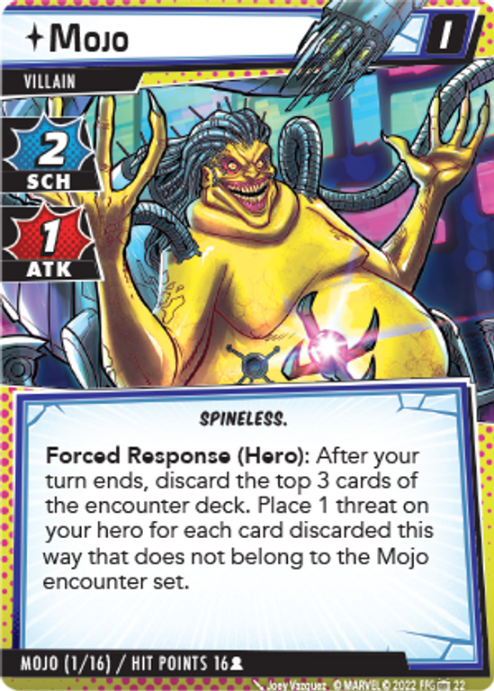 Marvel Champions: The Card Game – MojoMania Scenario Pack card