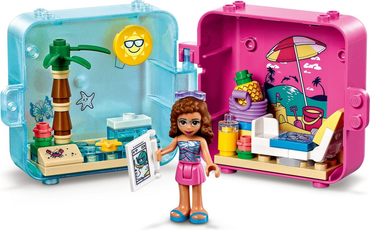 LEGO® Friends Olivia's Summer Play Cube components