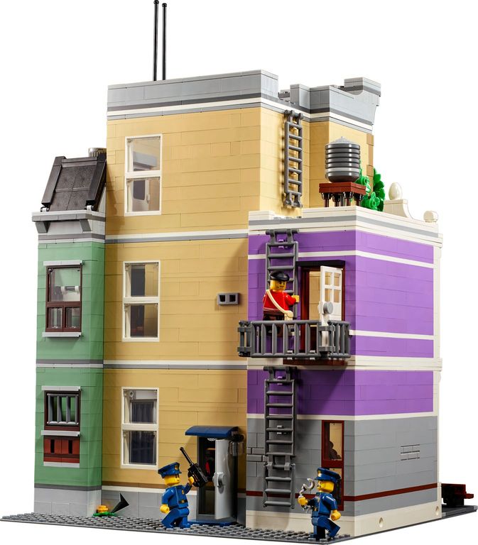 LEGO® Icons Police Station back side