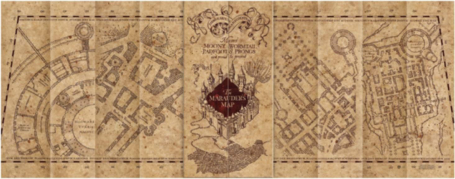 Carte du Maraudeur - Noble Collection - Harry Potter