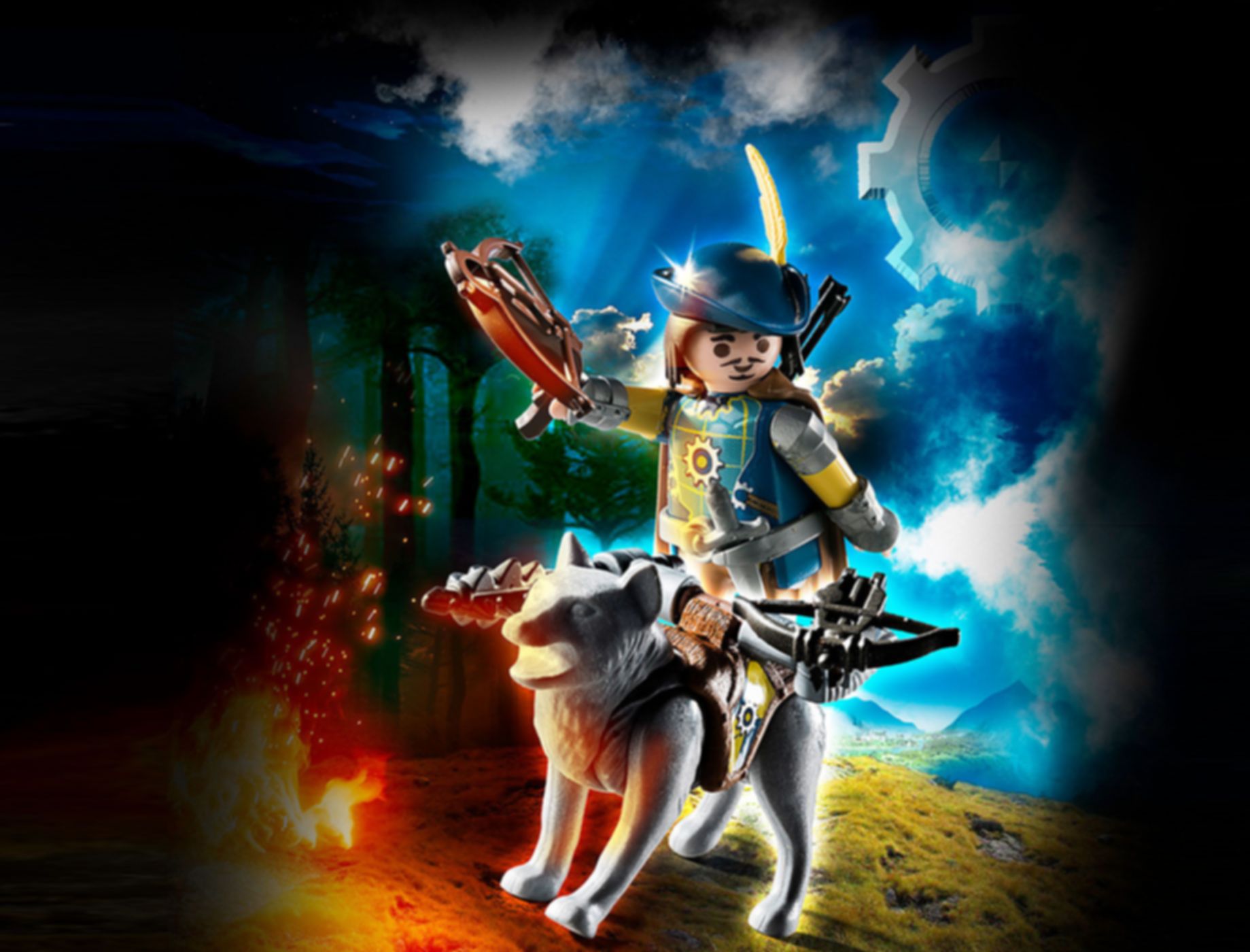 Playmobil® Novelmore archer with wolf