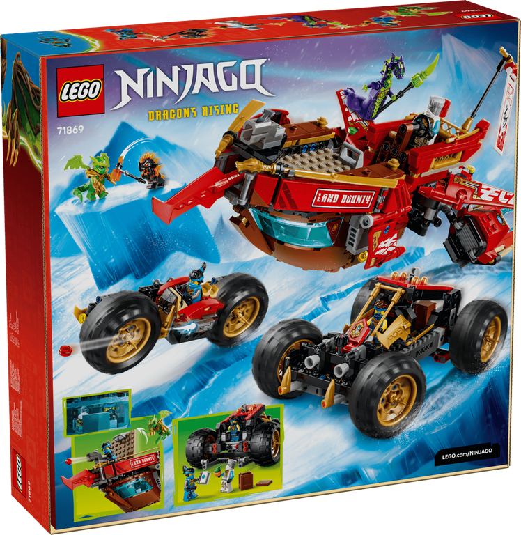 LEGO® Ninjago Land Bounty back of the box