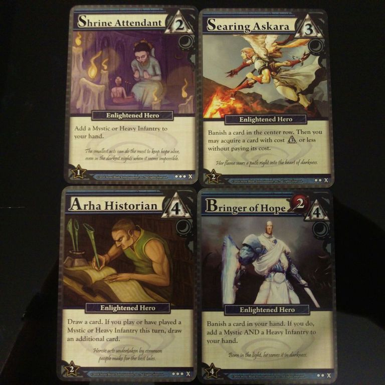 Ascension X: War of Shadows cartas