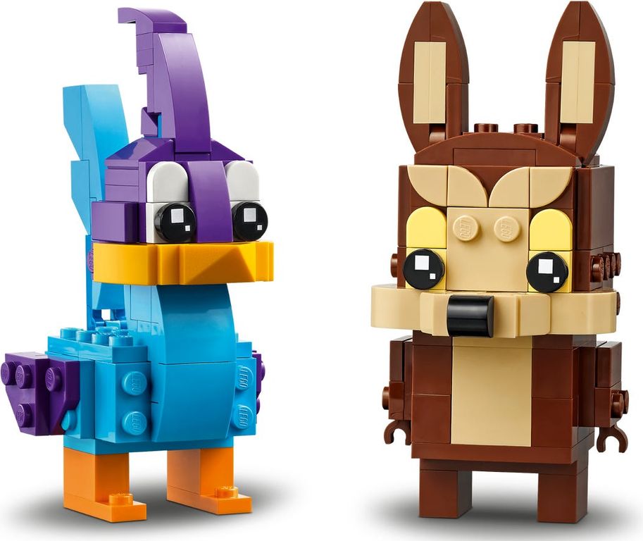 LEGO® BrickHeadz™ Road Runner™ & Wile E. Coyote™ components