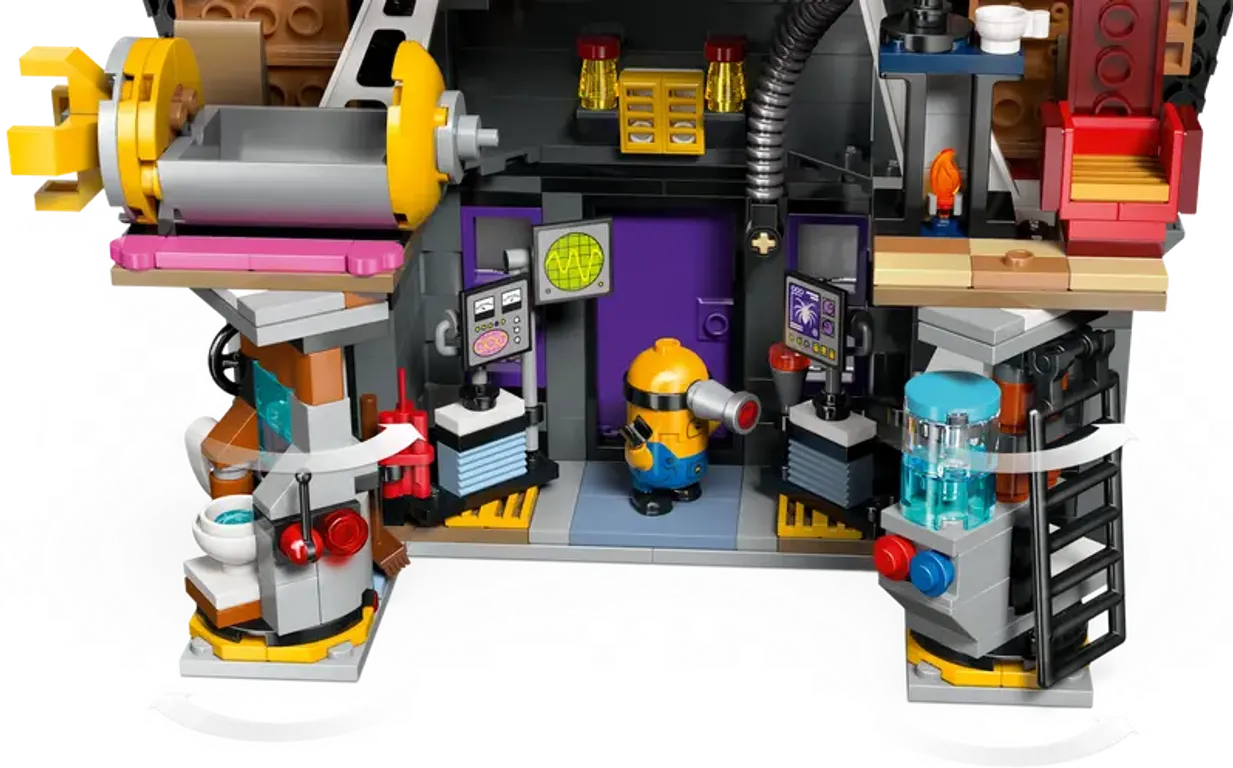 LEGO® Minions Minions y Mansión Familiar de Gru interior