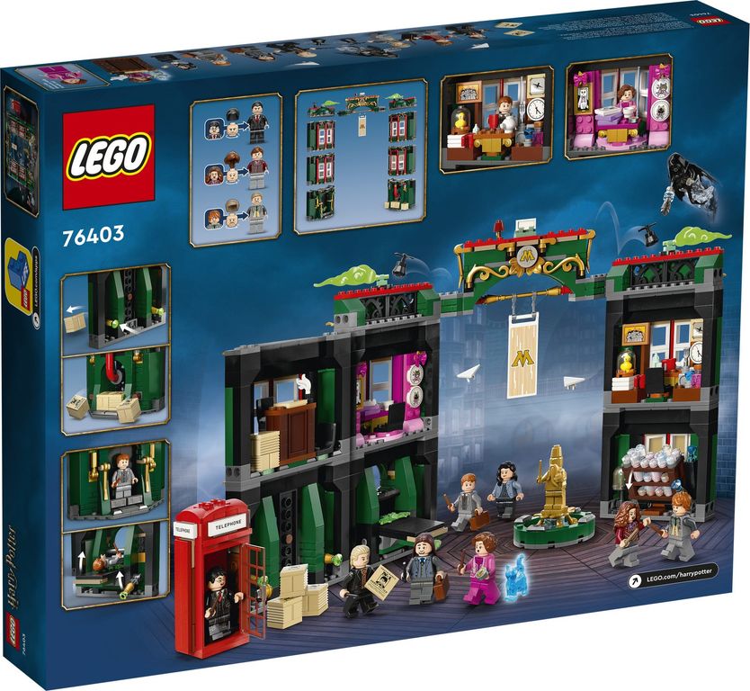 LEGO® Harry Potter™ Zaubereiministerium rückseite der box