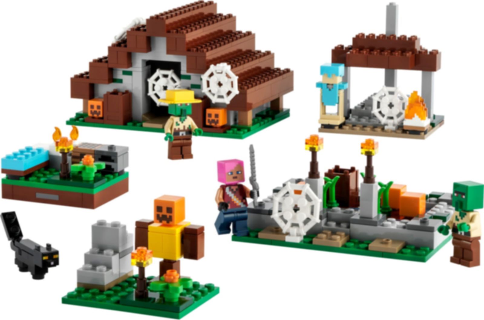 LEGO® Minecraft The Abandoned Village components