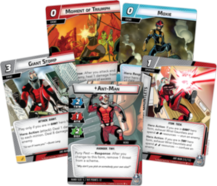 Marvel Champions: Il Gioco di Carte – Ant-Man: Pack Eroe carte