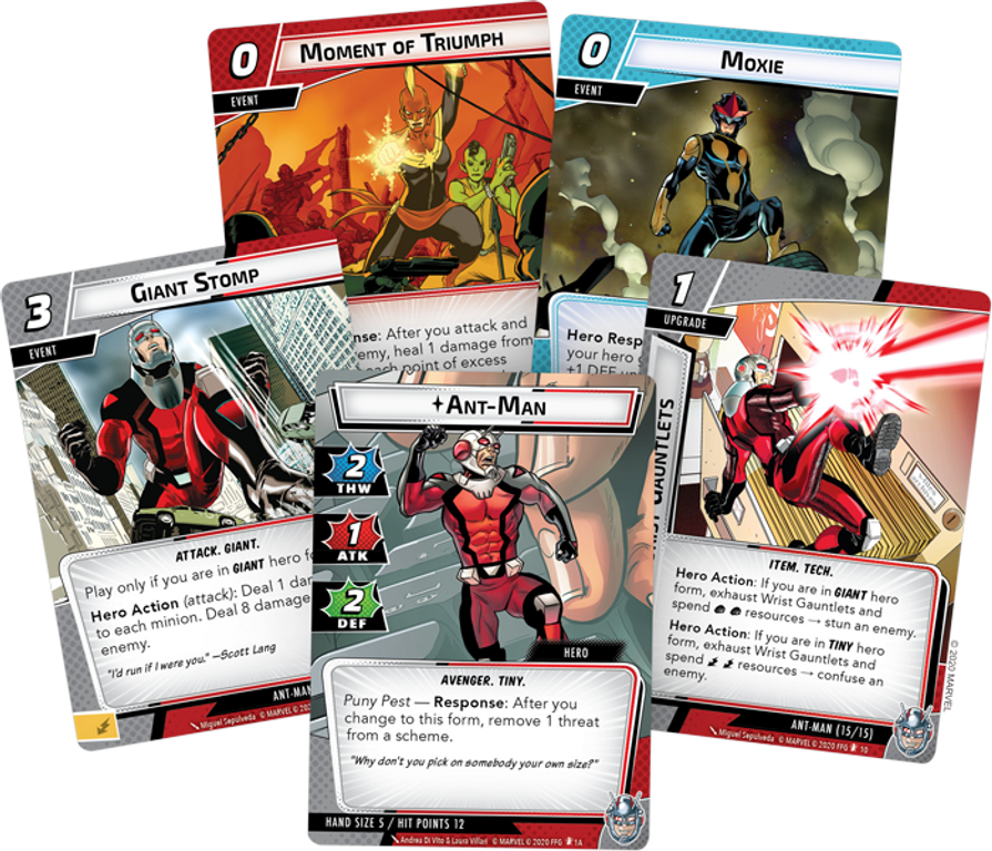 Marvel Champions: The Card Game - Ant-Man Hero Pack kaarten