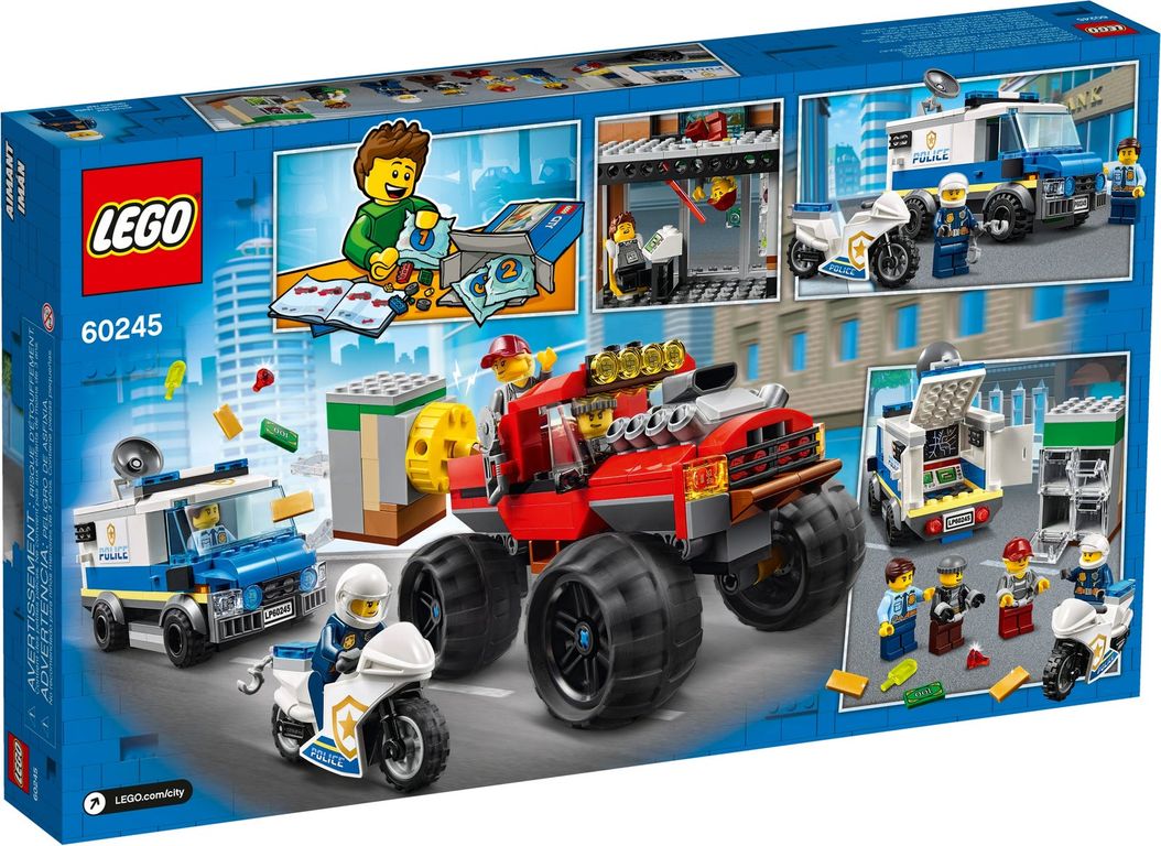 LEGO® City Police Monster Truck Heist back of the box