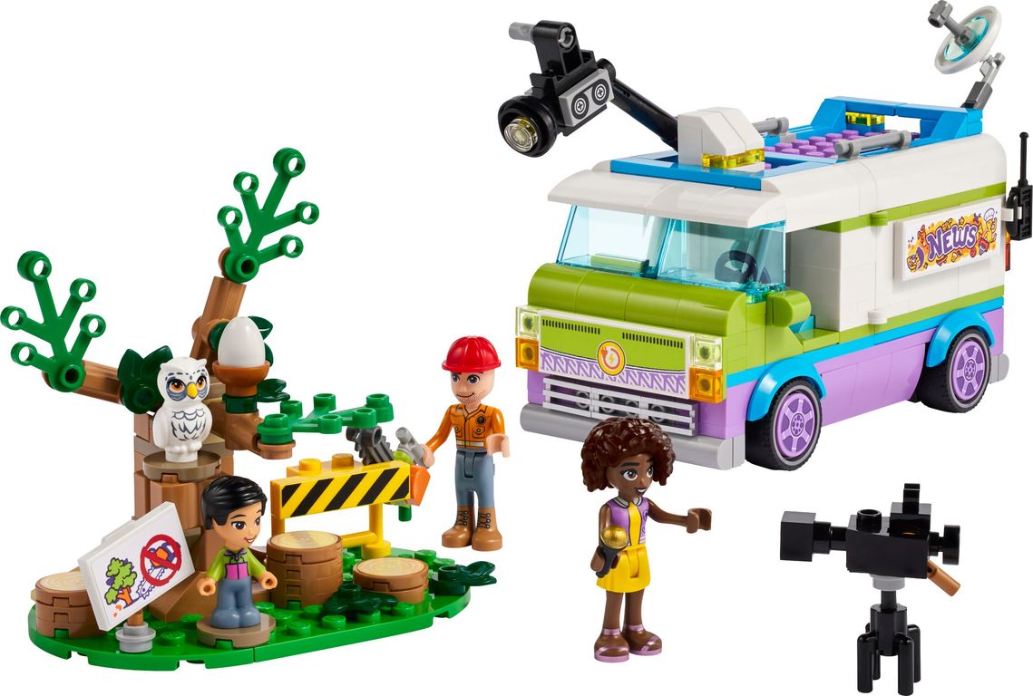 LEGO® Friends Nachrichtenwagen komponenten