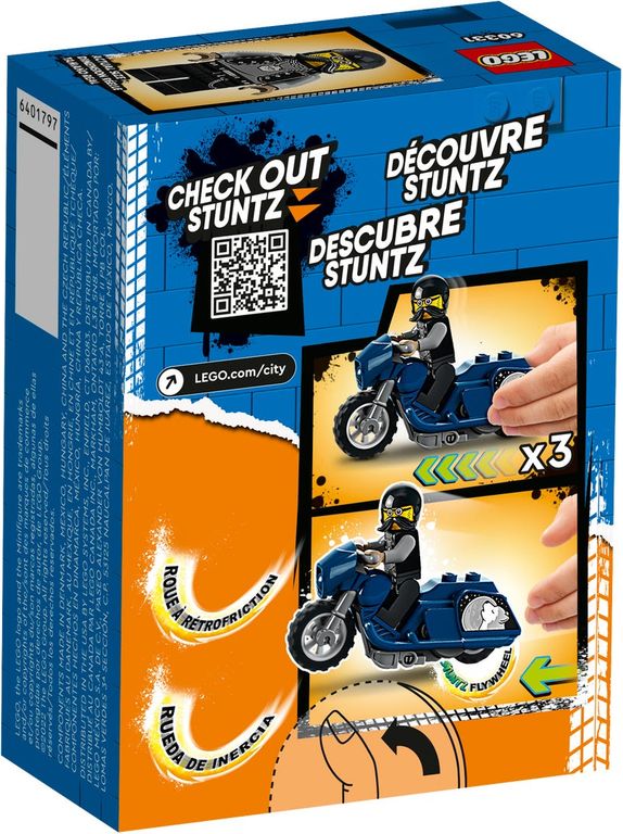 LEGO® City Cruiser-Stuntbike back of the box
