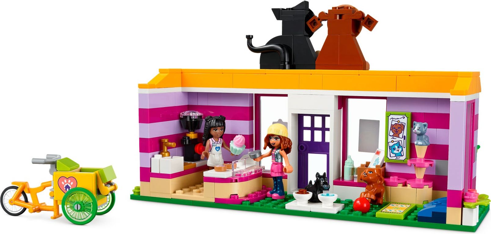 LEGO® Friends Cafetería de Adopción de Mascotas interior