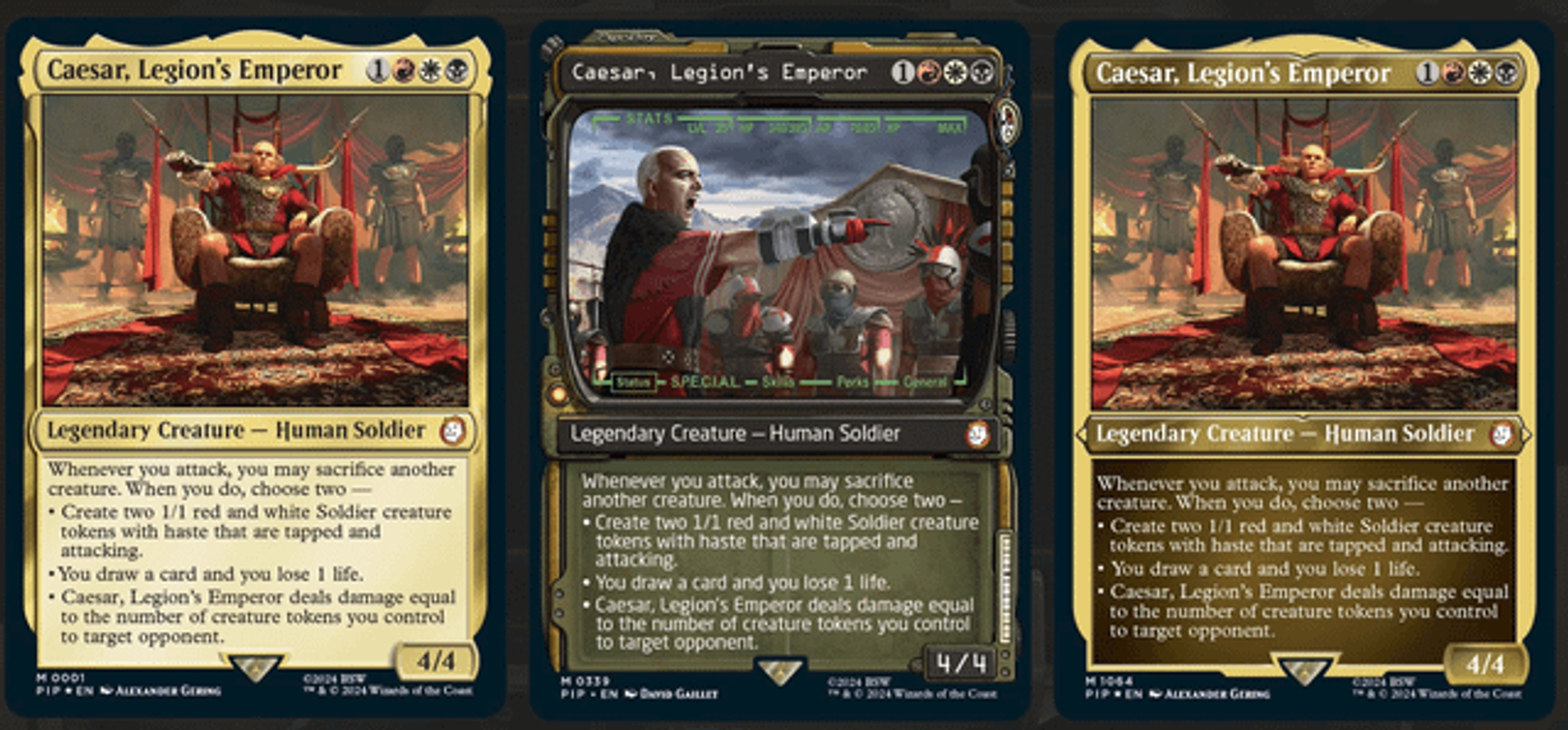 Magic: The Gathering - Universes Beyond: Fallout Commander Deck - Hail, Caesar carte