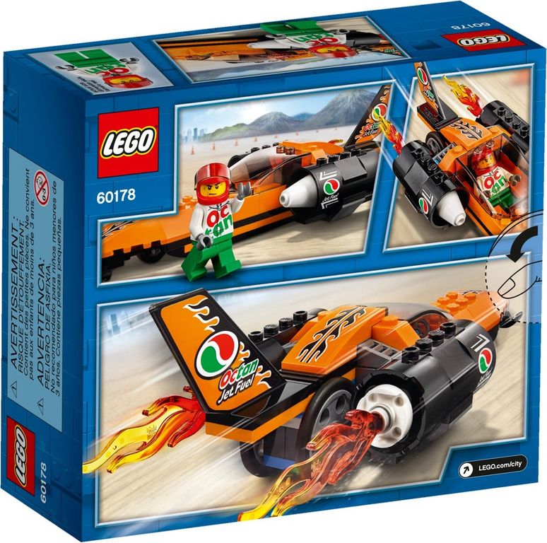 LEGO® City Raketenauto rückseite der box