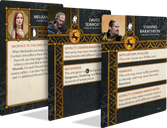 A Song of Ice & Fire: Tabletop Miniatures Game – Baratheon Heroes I cards