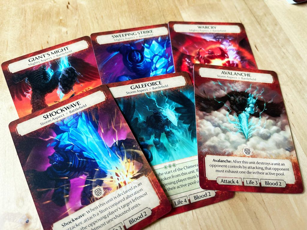 Ashes Reborn: Red Rains – The Frostwild Scourge cartas