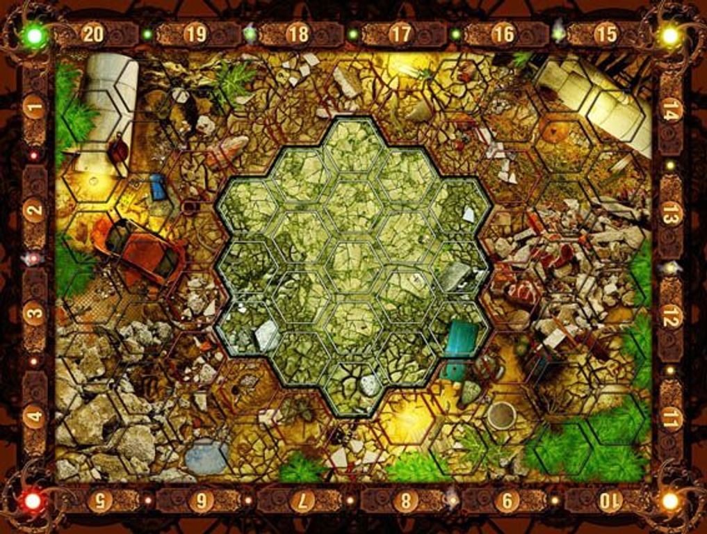 Neuroshima Hex 3.0 game board