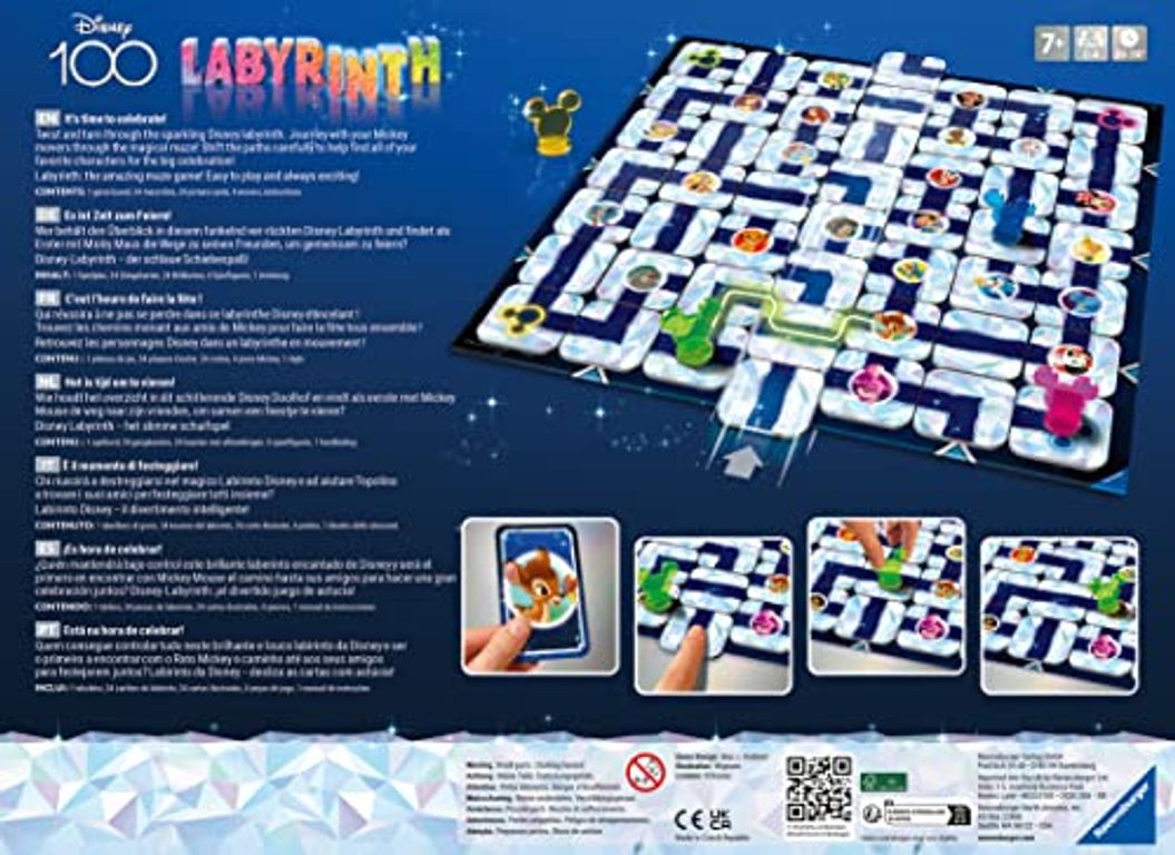Labyrinth Disney 100th Anniversary Edition back of the box