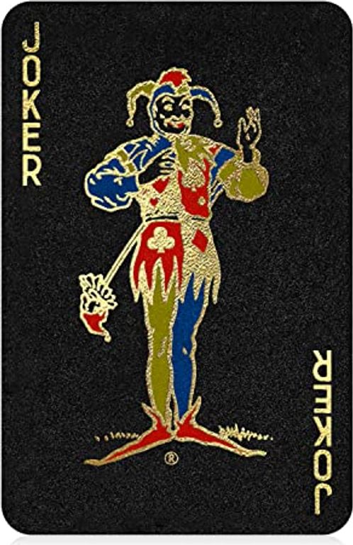 Playing Cards - Black and Gold joker carta