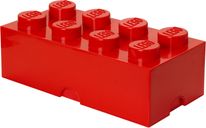 8-Stud Storage Brick – Red box