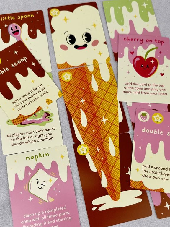 Melted: A Messy Ice Cream Game cards